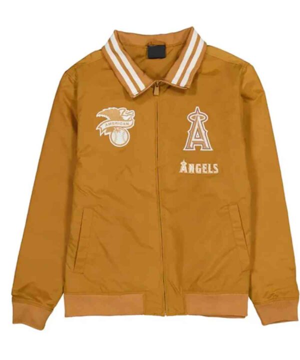 LA Angels Logo Select Light Bronze Jacket