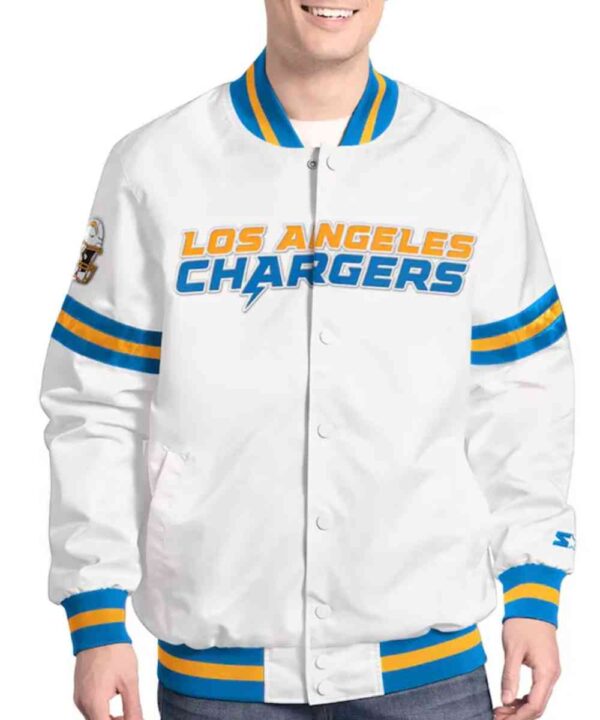 LA Chargers Scout Varsity Satin Jacket
