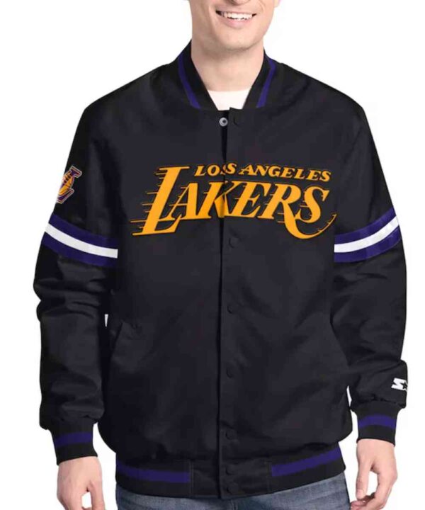 LA Lakers Scout Varsity Satin Jacket