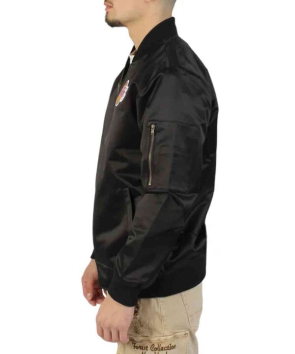 LA Lakers Vintage Logo Lightweight Satin Jacket