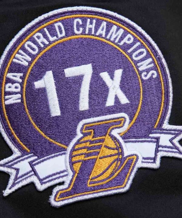 LA Lakers Vintage Logo Lightweight Satin Jacket