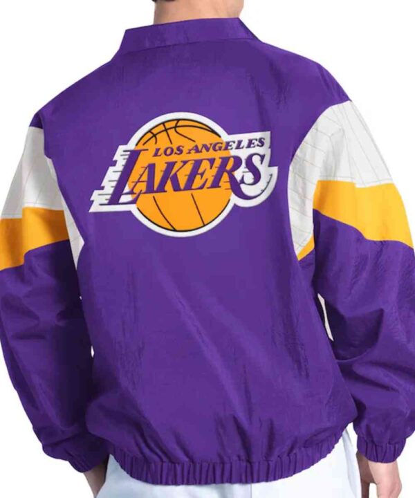 LA Lakers Yard Line Purple Full-Zip Jacket