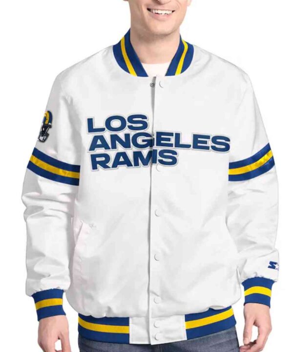 LA Rams Scout Varsity Satin Jacket