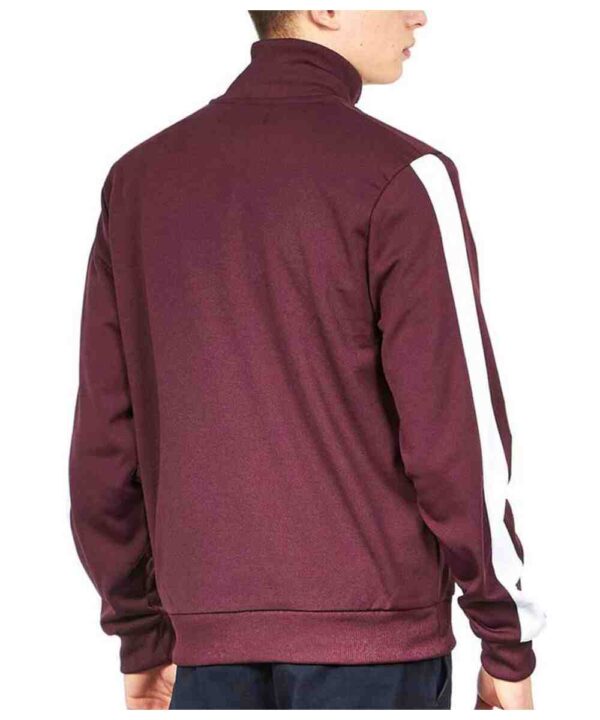 Omar Sy Lupin Maroon Jacket