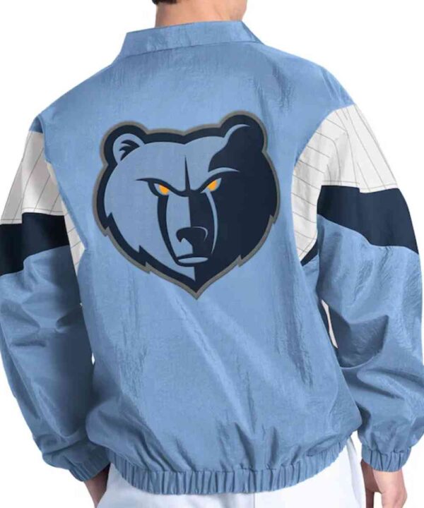 Memphis Grizzlies Yard Line Light Blue Full-Zip Jacket