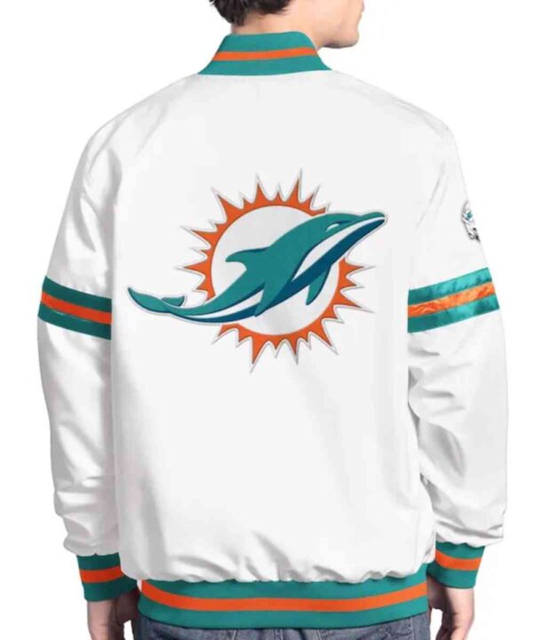 Miami Dolphins Scout Varsity Satin Jacket