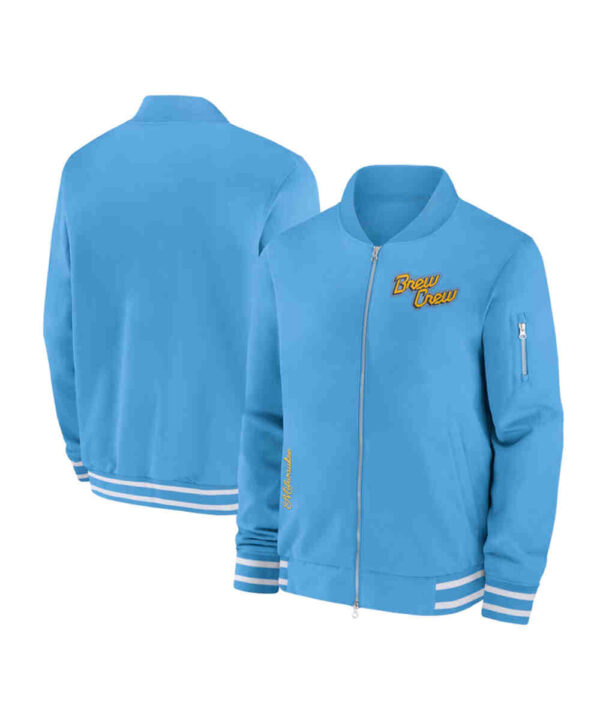 Milwaukee Brewers City Connect Game Time Blue Jacket