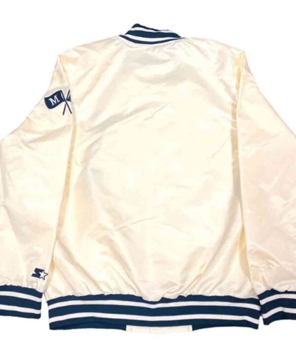 Minnesota Twins Cream Lightweight Satin Jacket