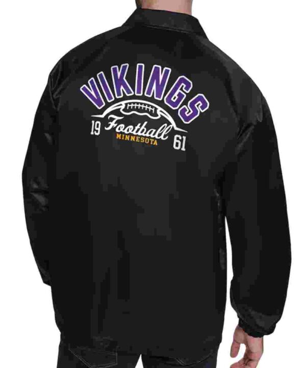 Minnesota Vikings Retro Logo Coaches Jacket