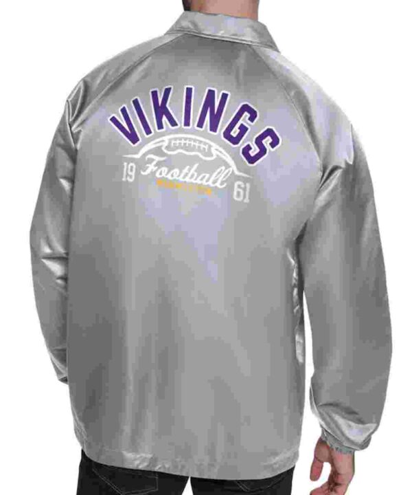 Minnesota Vikings Retro Logo Coaches Jacket