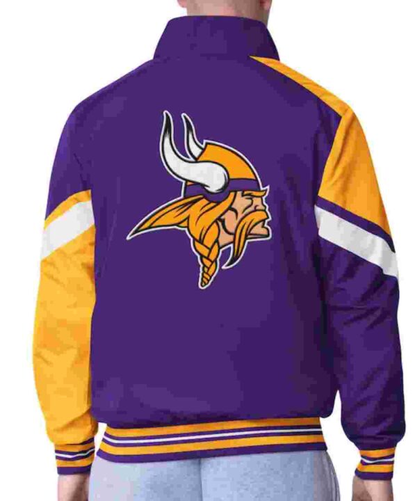 Minnesota Vikings Strong Arm Purple Full-Zip Jacket