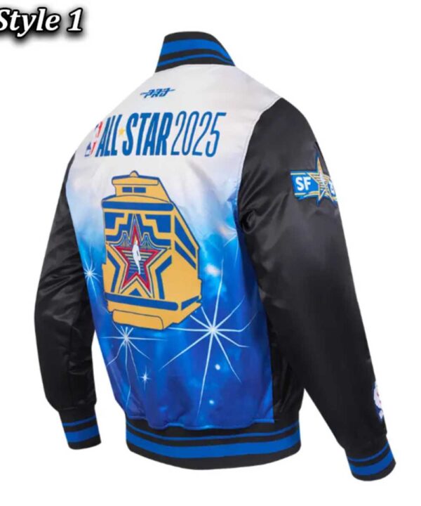 NBA All Star 2025 Classic Rib Satin Jacket