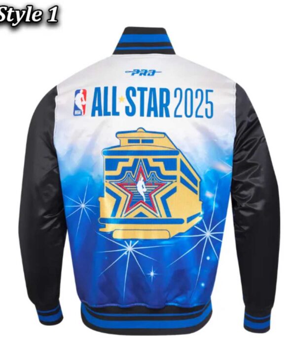 NBA All Star 2025 Classic Rib Satin Jacket