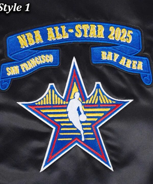 NBA All Star 2025 Classic Rib Satin Jacket