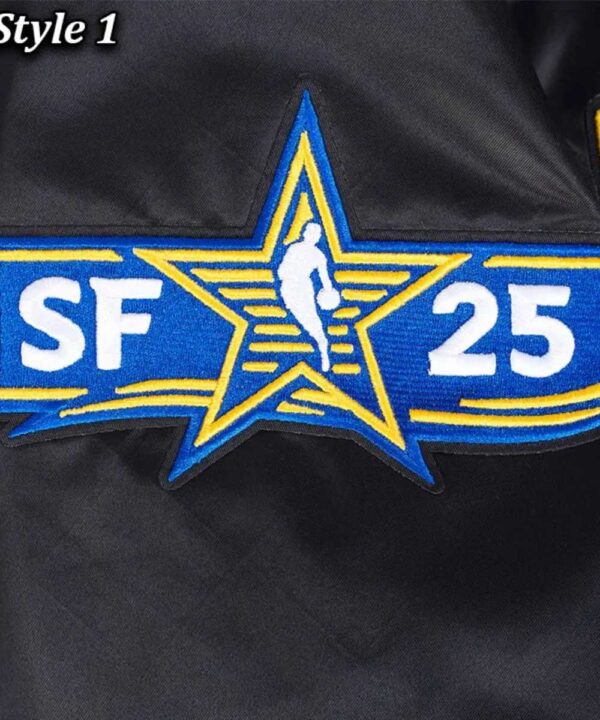 NBA All Star 2025 Classic Rib Satin Jacket