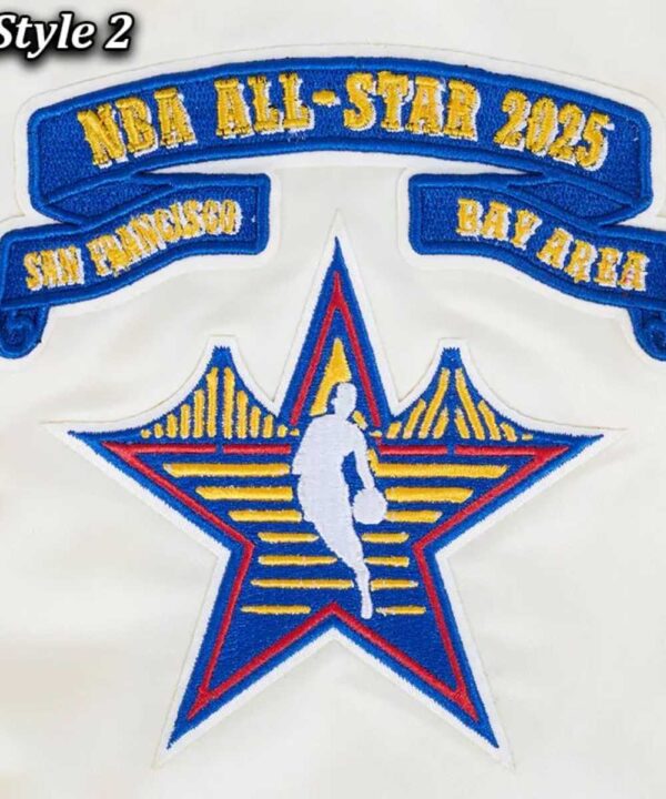NBA All Star 2025 Classic Rib Satin Jacket