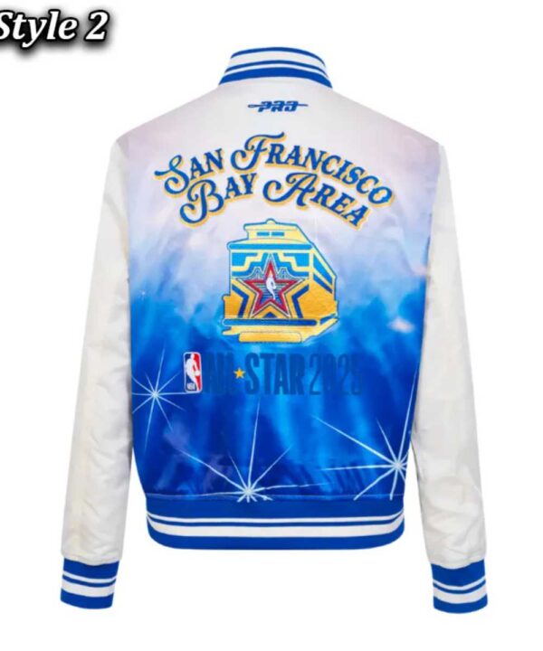 NBA All Star 2025 Classic Rib Satin Jacket