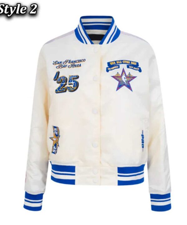 NBA All Star 2025 Classic Rib Satin Jacket