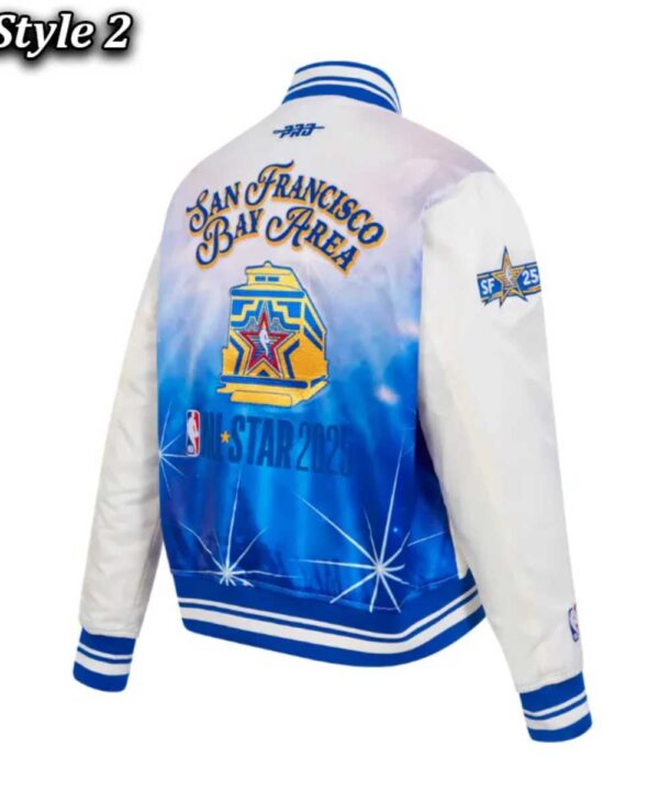 NBA All Star 2025 Classic Rib Satin Jacket