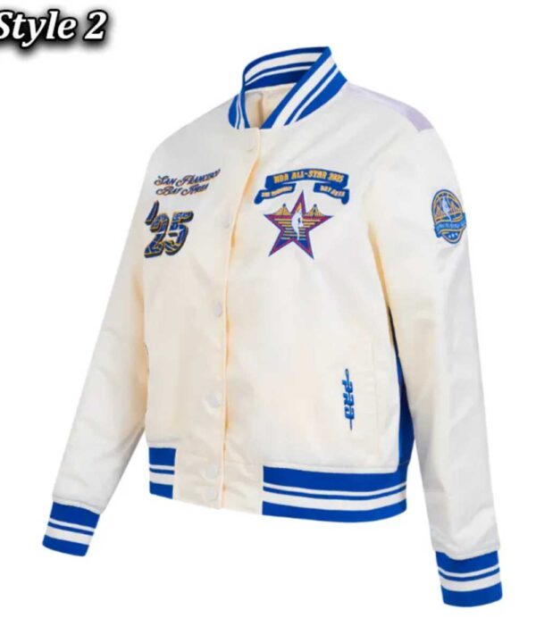 NBA All Star 2025 Classic Rib Satin Jacket