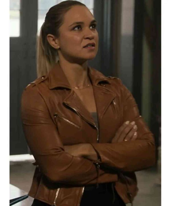 NCIS Sydney Tuuli Narkle Leather Jacket