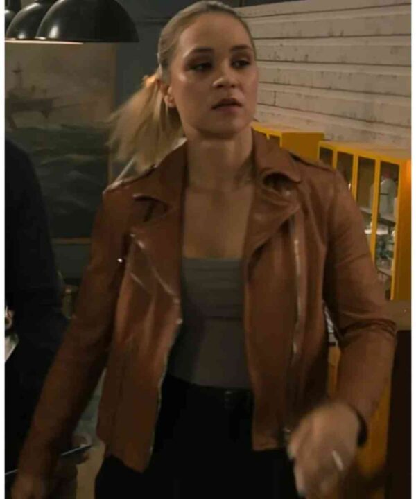 NCIS Sydney Tuuli Narkle Leather Jacket