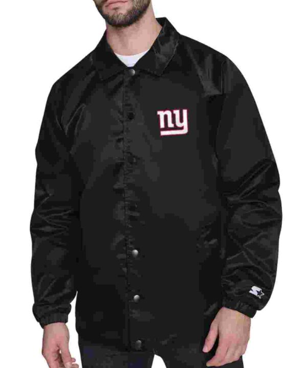 NY Giants Retro Logo Coaches Jacket