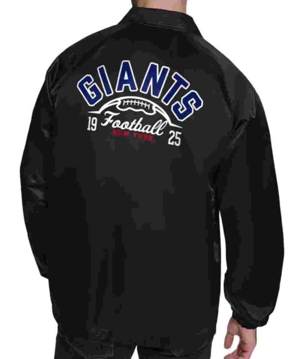 NY Giants Retro Logo Coaches Jacket