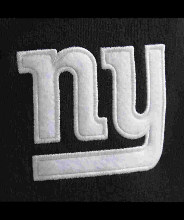NY Giants Black Striped Fleece Jacket