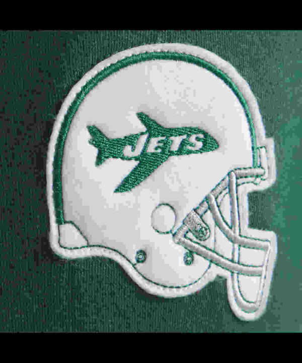NY Jets Green Striped Fleece Jacket