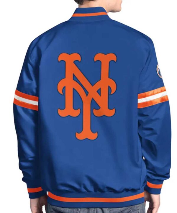 NY Mets Scout Varsity Satin Jacket