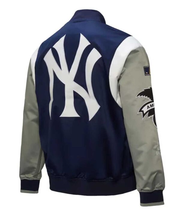 NY Yankees Cooperstown Team Origins Satin Jacket