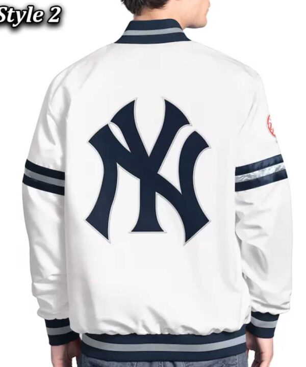 NY Yankees Scout Varsity Satin Jacket