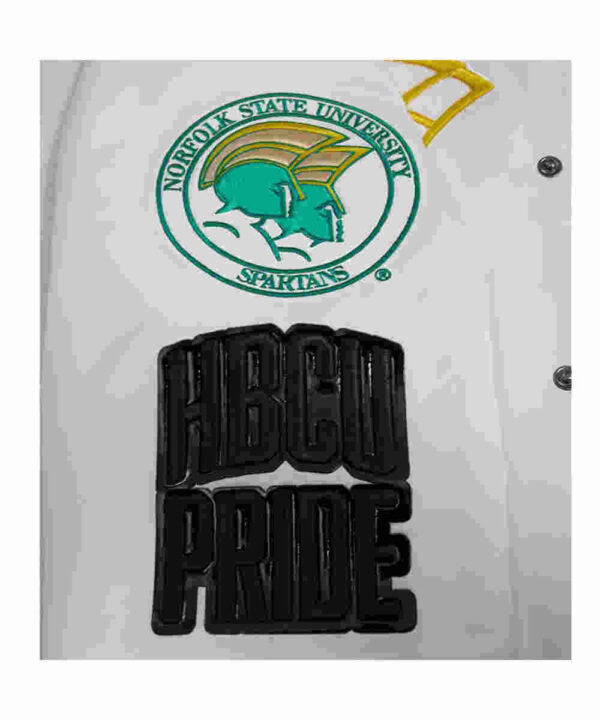 Norfolk State University Classic Rib Satin Jacket