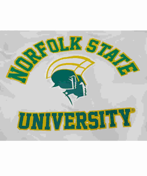 Norfolk State University Classic Rib Satin Jacket