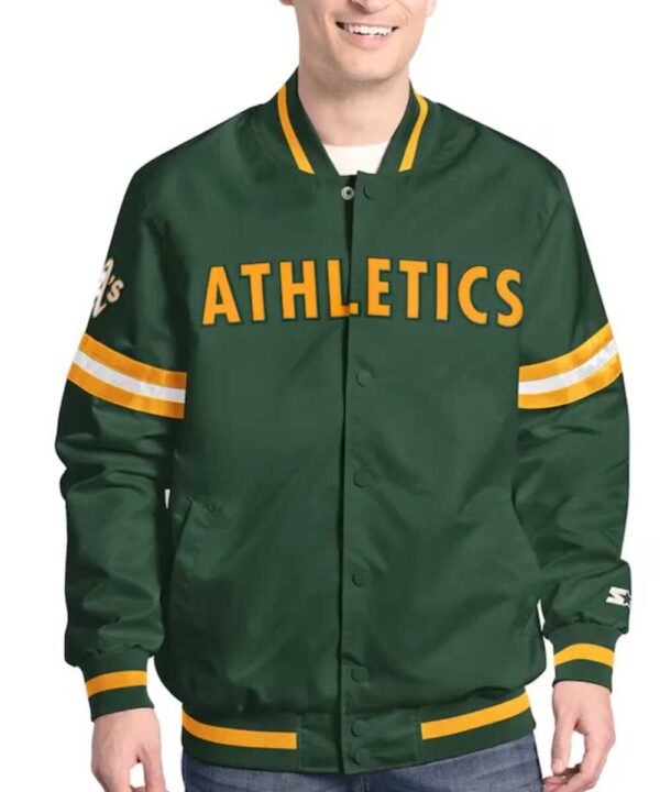 Oakland Athletics Scout Varsity Satin Jacket