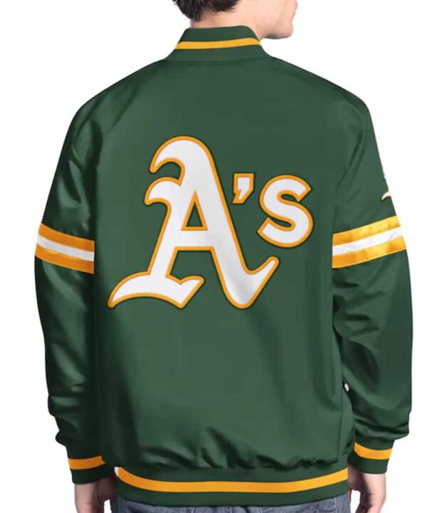 Oakland Athletics Scout Varsity Satin Jacket