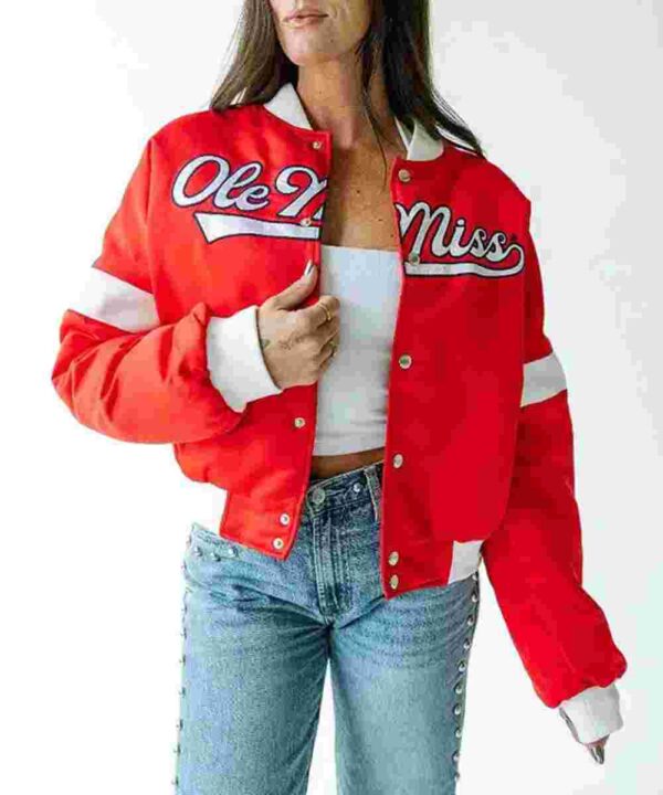 Ole Miss Miles Swipe Varsity Jacket