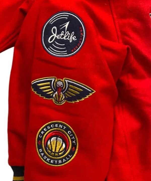 Pelicans Jet Life Red Jacket