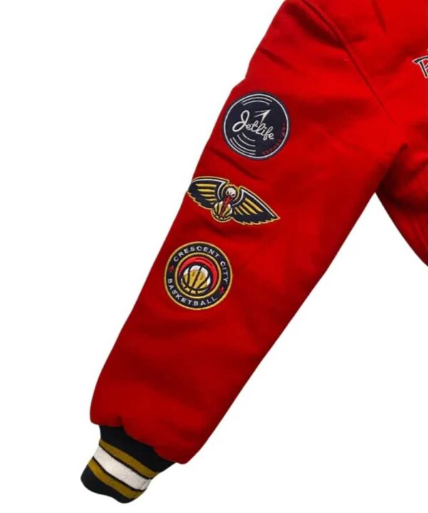 Pelicans Jet Life Red Jacket