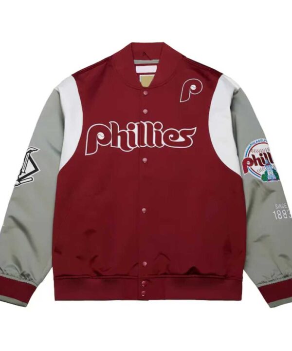 Philadelphia Phillies Cooperstown Team Origins Satin Jacket