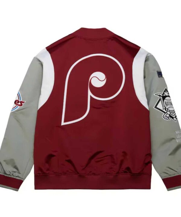 Philadelphia Phillies Cooperstown Team Origins Satin Jacket