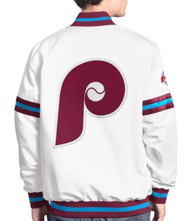 Philadelphia Phillies Scout Varsity Satin Jacket