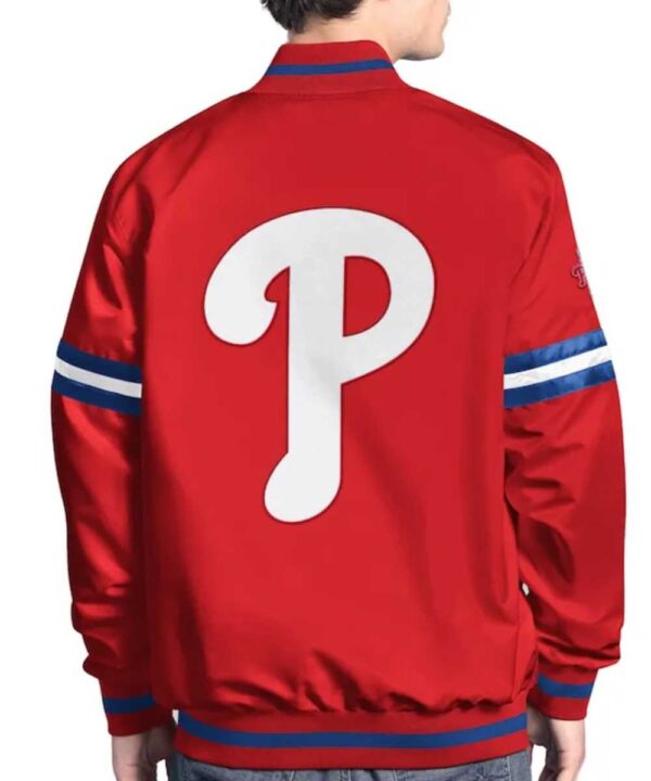 Philadelphia Phillies Scout Varsity Satin Jacket