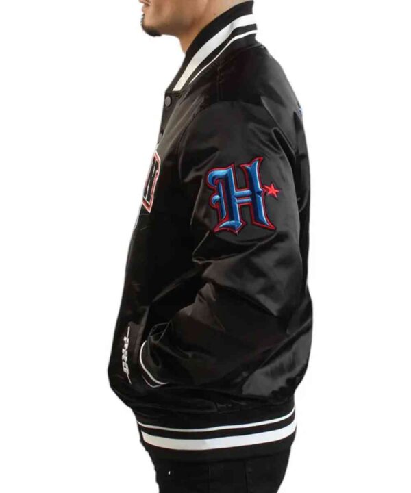 Ransom Houston Texans Black Satin Jacket
