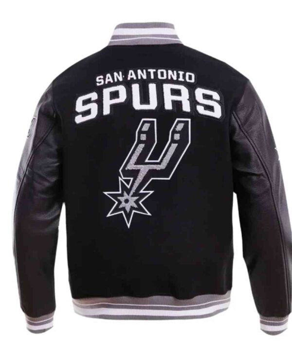San Antonio Spurs Retro Classic Rib Varsity Jacket
