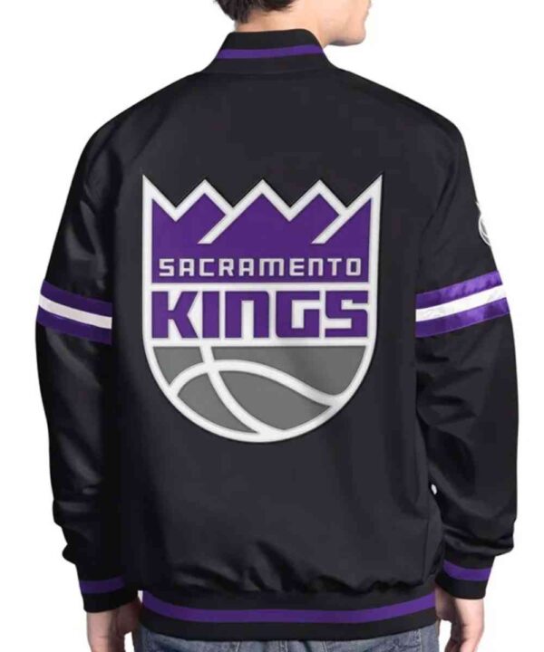 Sacramento Kings Scout Varsity Satin Jacket