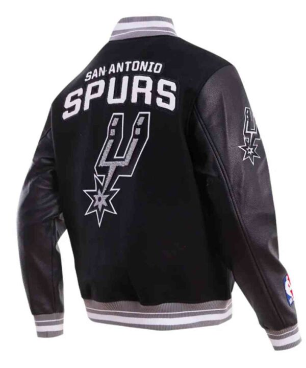 San Antonio Spurs Retro Classic Rib Varsity Jacket