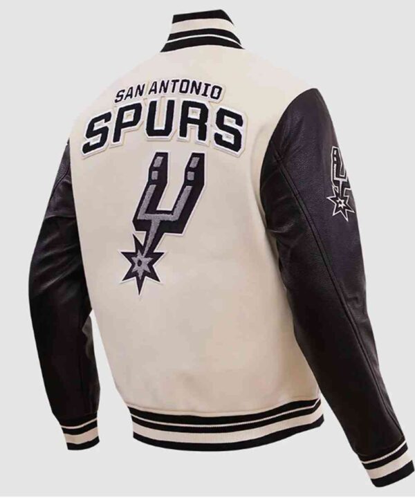 San Antonio Spurs Retro Classic Rib Varsity Jacket