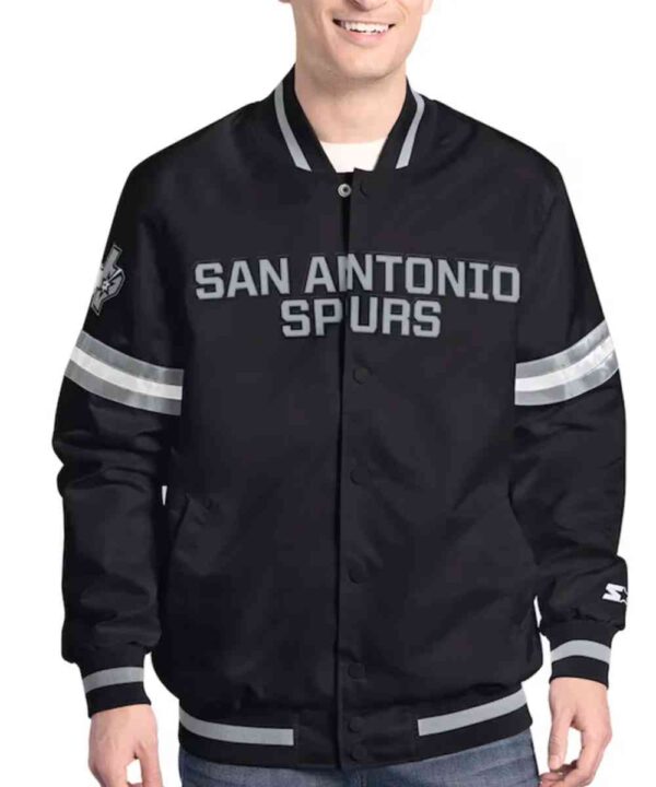 San Antonio Spurs Scout Varsity Satin Jacket